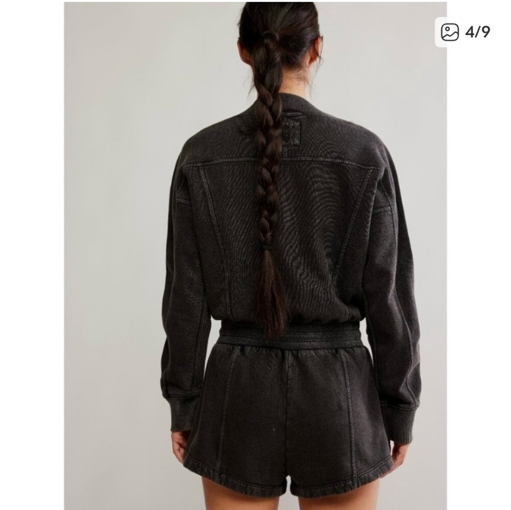 NWT FP Movement Intercept Romper Mineral Black Size Small - Picture 5 of 9